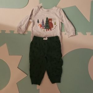 Woodland matching set